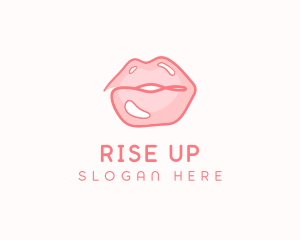 Sexy Lips Makeup  logo design