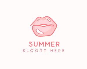 Sexy Lips Makeup  logo design