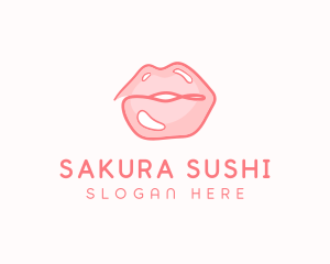 Sexy Lips Makeup  logo design