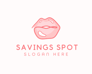 Sexy Lips Makeup  logo design