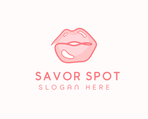 Sexy Lips Makeup  logo design