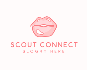 Sexy Lips Makeup  logo design