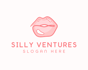 Sexy Lips Makeup  logo design