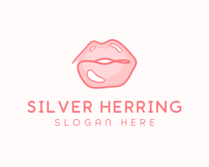 Sexy Lips Makeup  logo design