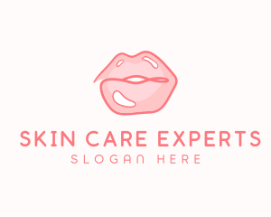 Dermatologist - Sexy Lips Makeup logo design