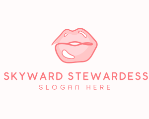 Sexy Lips Makeup  logo design