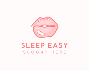 Sexy Lips Makeup  logo design