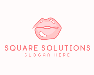 Sexy Lips Makeup  logo design