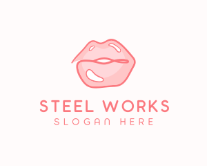 Sexy Lips Makeup  logo design