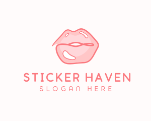 Sexy Lips Makeup  logo design