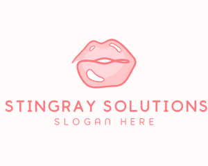 Sexy Lips Makeup  logo design