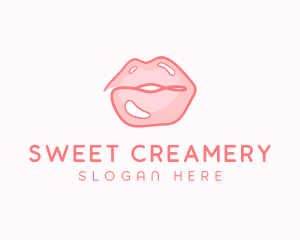 Sexy Lips Makeup  logo design