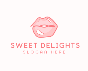 Sexy Lips Makeup  logo design