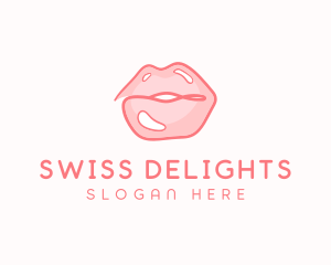 Sexy Lips Makeup  logo design