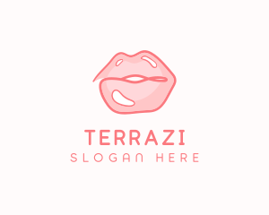 Sexy Lips Makeup  logo design