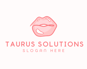 Sexy Lips Makeup  logo design