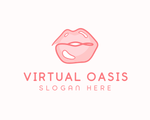 Sexy Lips Makeup  logo design