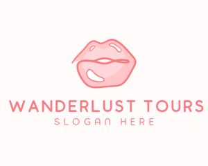 Sexy Lips Makeup  logo design