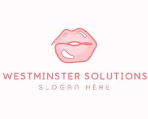 Sexy Lips Makeup  logo design