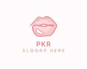 Sexy Lips Makeup  logo design