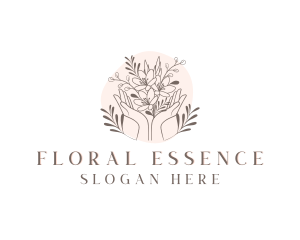 Bouquet - Floral Bouquet Hand logo design