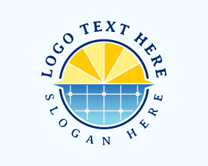 Globe - Global Solar Panel Energy logo design