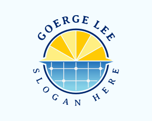 Electrical - Global Solar Panel Energy logo design