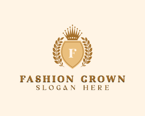 Upscale Crown Fashion logo design