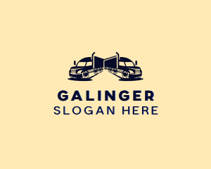 Trucking Delivery Cargo Logo
