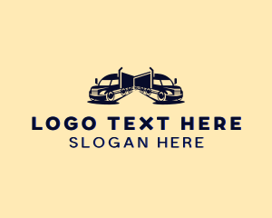 Delivery - Trucking Delivery Cargo logo design