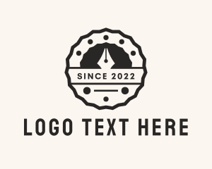 stamp logo design