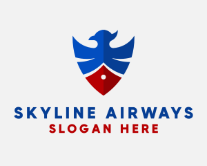 Airway - Patriotic Eagle Shield logo design