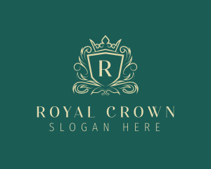 Crown Royalty Hotel logo design