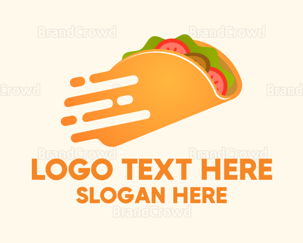 Fast Mexican Taco Logo