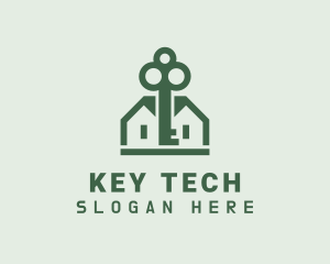 Property Secure Key logo design