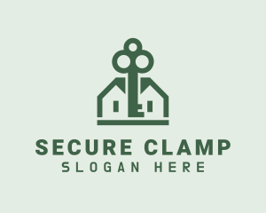 Property Secure Key logo design