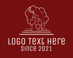 Quit Smoking - Vape Mod Smoke logo design