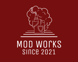 Mod - Vape Mod Smoke logo design