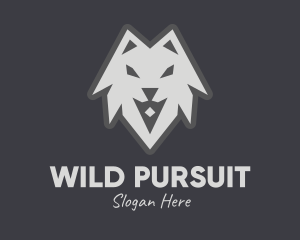 Wild Grey Wolf logo design