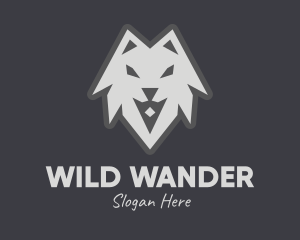 Wild Grey Wolf logo design