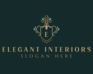 Elegant Trowel Landscaping logo design