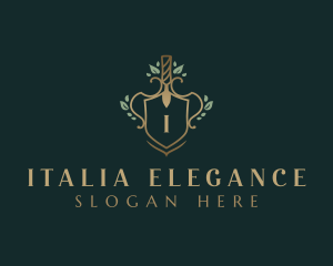 Elegant Trowel Landscaping logo design