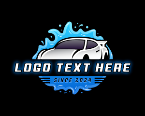 Garage - Car Wash Cleaning logo design