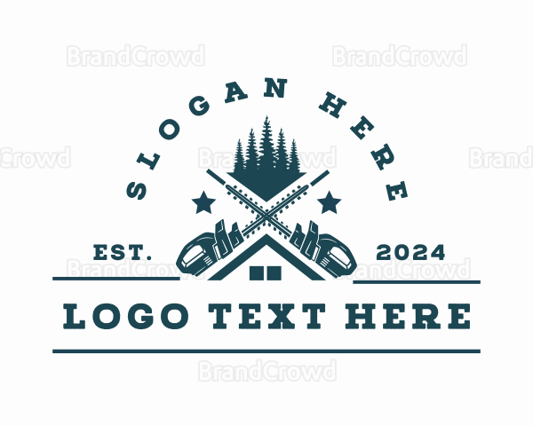 Tree Hedge Trimmer Logo