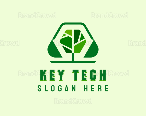 Eco Sustainable Tree Logo