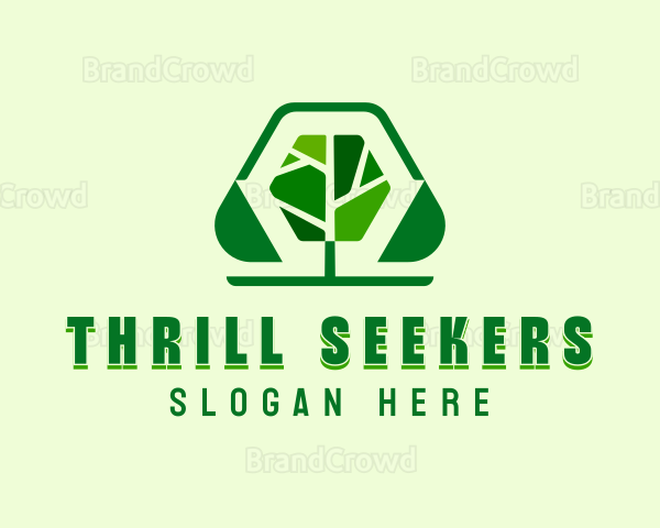 Eco Sustainable Tree Logo