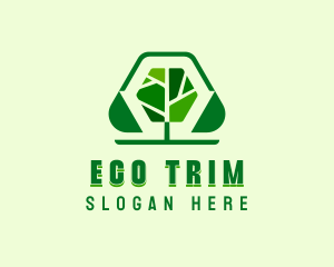 Eco Sustainable Tree logo design