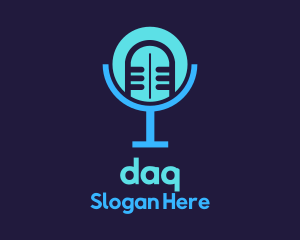 Entertainment - Radio Podcast Mic logo design
