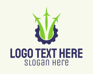 Airplane - Jet Plane Engineering logo design