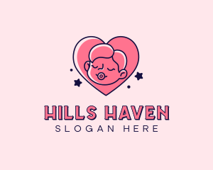 Baby Heart Parenting logo design